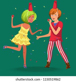 Teenager wile away time at knees-up