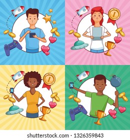 Teenagers and smartphone games