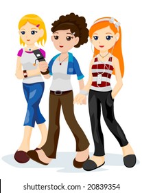 Teenagers - Vector