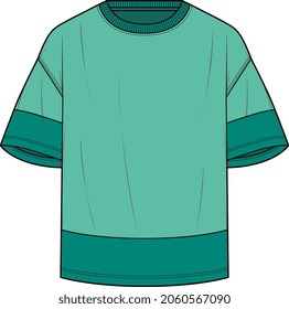 TEENS AND KIDS TOPS AND SHIRTS VECTOR EPS