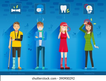 Teens who suffer from the disease. character of the patients are teenagers. 