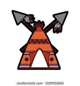 teepee home native american icon image 