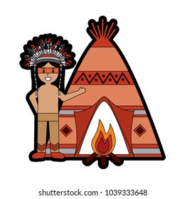teepee home native american icon image 