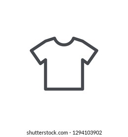 Teeshirt icon isolated on white background. Clothing symbol modern, simple, vector, icon for website design, mobile app, ui. Vector Illustration