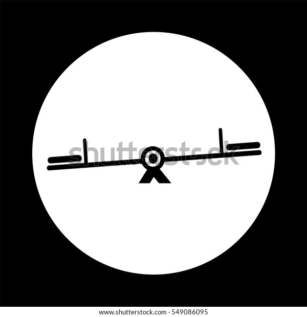 Teeter Icon Stock Vector (Royalty Free) 549086095 | Shutterstock