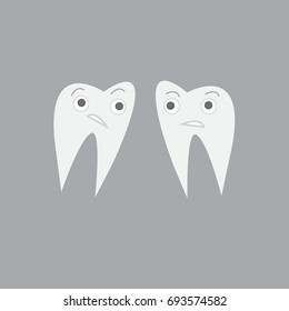 Teeth background. Teeth abstraction. Healthy teeth.