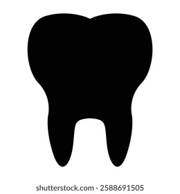 teeth black flat icon, Medical Equipment