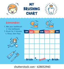 Cleaning Chart For Kids