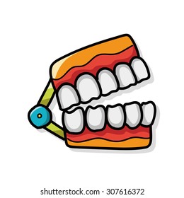 teeth color doodle