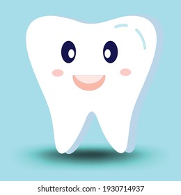 dientes Cortar caracteres dentarios. Ilustración vectorial de personajes dentales. Concepto dental para su diseño. Higiene oral, limpieza de dientes