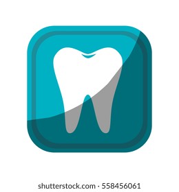 teeth dental care isolated icon