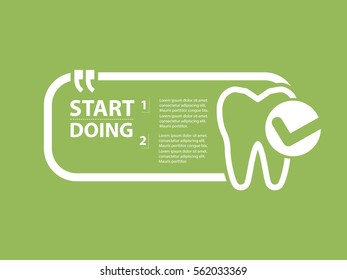 Teeth design,clean vector