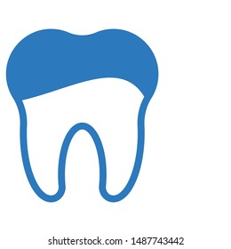 teeth glyph colour vector icon