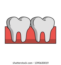 Teeth in gum dental care