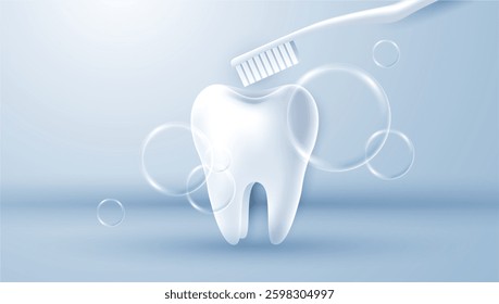 Teeth is happy brush your teeth with toothpaste. teeth suitable for children dental clinic. teeth character for kids. cute dentist mascot for medical apps, websites and hospital. vector design.
