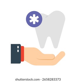 Teeth HealthCare Flat Vector Icon Eps 10 Archivos