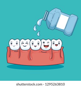 teeth hygiene halthcare with mouthwash medicine