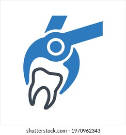 Teeth hygiene icon, vector and glyph