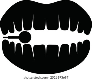 Teeth icon, dental teeth, tooth icon, tooth