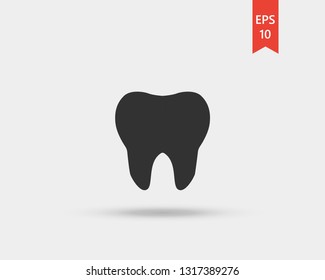 Teeth icon. Realistic Tooth Poster Transperent Stomatology Icon