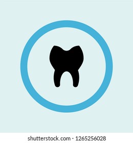 teeth icon symbol. Premium quality isolated teeth vector icon in trendy style. teeth element.