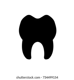 teeth icon in trendy flat style isolated on white background. teeth icon symbol for your web site design,teeth logo, app, UI. Vector illustration, teeth icon eps10.