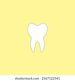 Teeth icon vector illustration. Oral dental concept. Clean teeth icon.