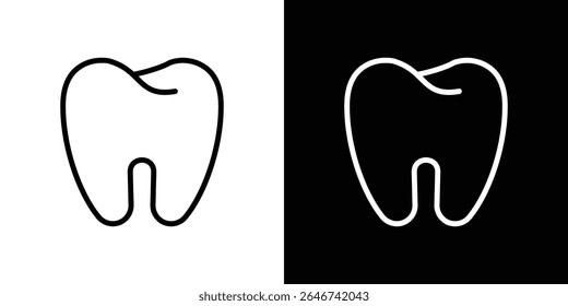 Teeth icon vector simple element illustration editable