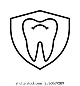 teeth icon vector white background