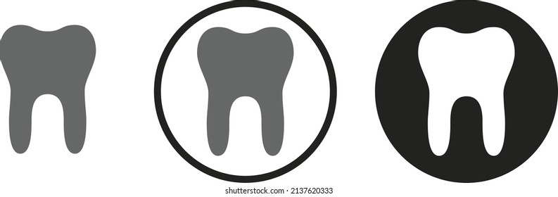 Teeth icon . web icon set .vector illustration