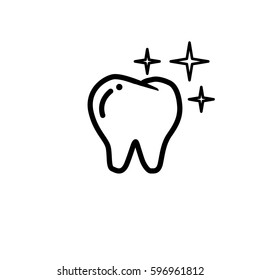 teeth icon/dental icon for website design, logo