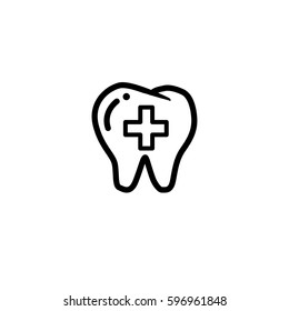 teeth icon/dental icon for website design, logo