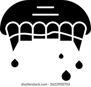 Teeth Line vector Icon Design