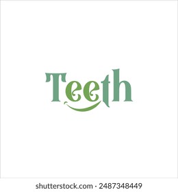 The Teeth logo with a smiley face icon is green and has a white background