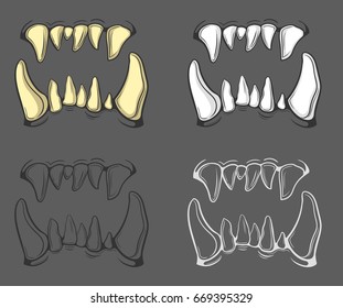 Monster Mouth Images, Stock Photos & Vectors | Shutterstock