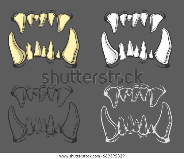 monster teeth texture