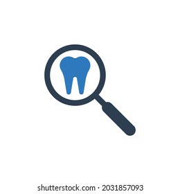 icono de búsqueda de dientes - icono de búsqueda de dientes