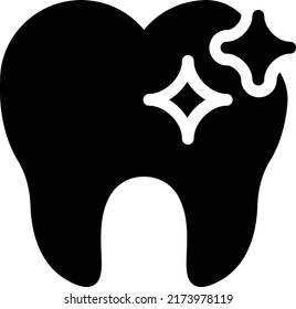 teeth shine Vector illustration on a transparent background.Premium quality symbols.Glyphs vector icon for concept and graphic design.