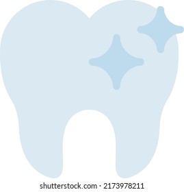 teeth shine Vector illustration on a transparent background.Premium quality symbols.Stroke vector  icon for concept and graphic design.