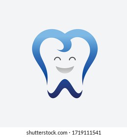plantilla de logotipo vectorial de sonrisa dental