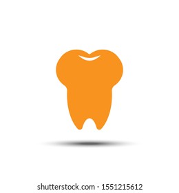 Teeth solid icon on white background, Pixel perfect icon. 32x32 pixel. for website and mobile application development