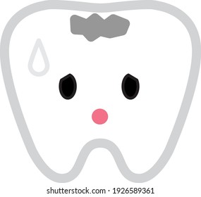 Teeth that became cavities and turned black 