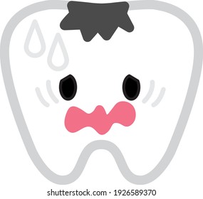 Dientes que se convirtieron en cavidades y se volvieron negros 