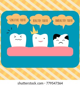 teeth and tooth concept of dental