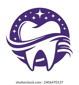 Teeth Tooth Logo Design Vector Illustration 