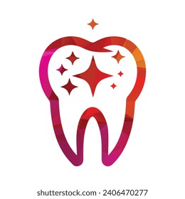 Teeth Tooth Logo Design Vector Illustration 