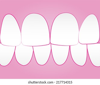 teeth or tooth vector