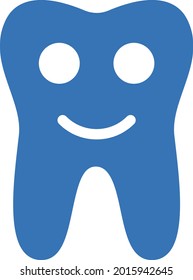 teeth vector glyph colour icon