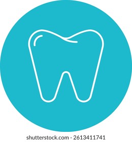Teeth vector icon. Can be used for printing, mobile and web applications.