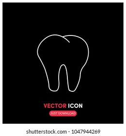 Teeth Vector Icon Illustration